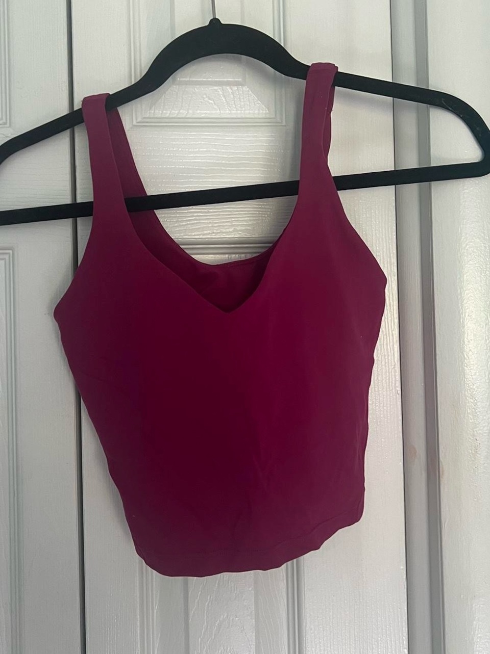 lululemon athletica Wine-Pink V-Neck Tank Top